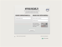 Tablet Screenshot of myvolvocars.fi